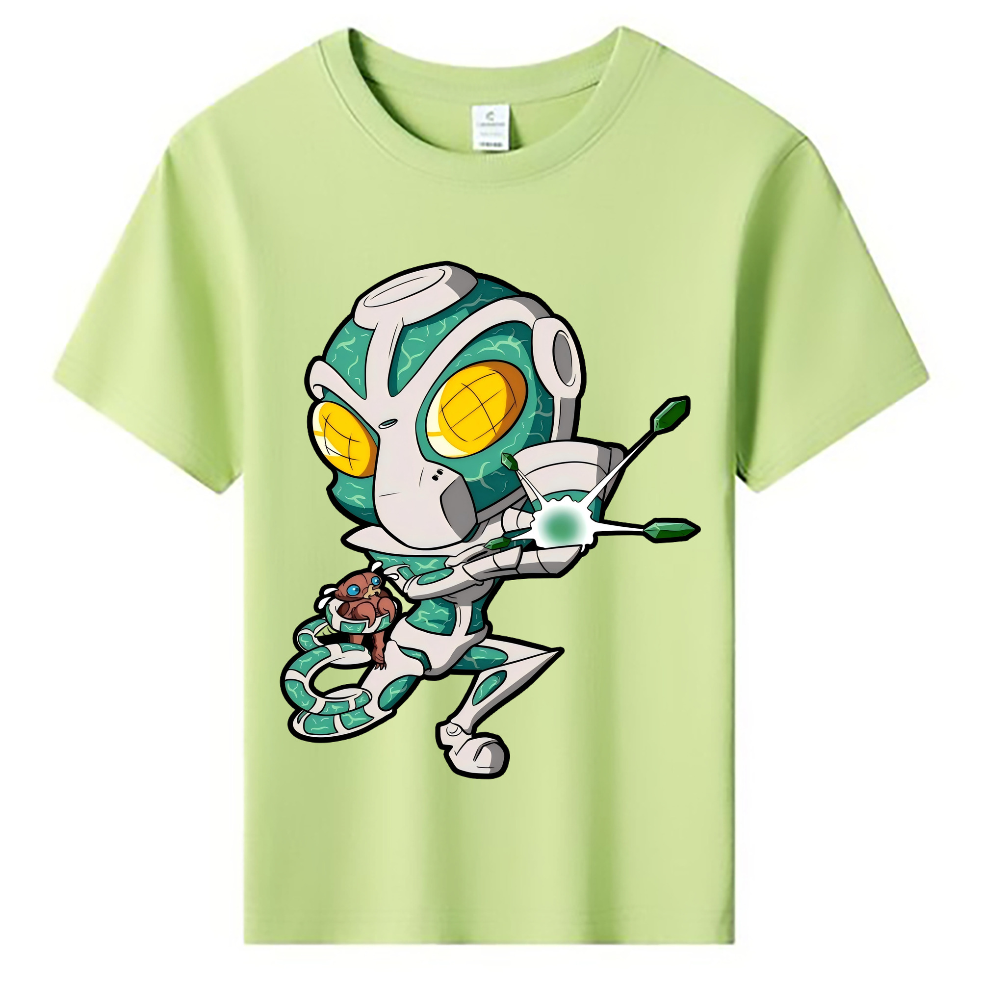 （画像用） ジョジョの奇妙な冒険 花京院 典明（かきょういん のりあき） JoJo's Bizarre Adventure Kakyoin Noriaki 綿100％キッズTシャツ（フロントプリント）